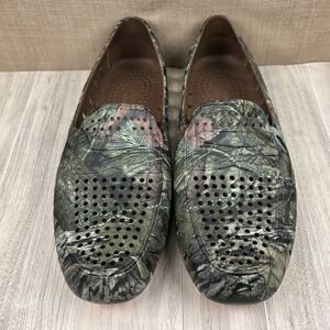 Floafers Men's 13 Mossy Oak Camo Country Club Driver Loafers Slip On Shoes  NWOT